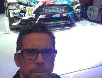 Mike Lizun selfie car tech