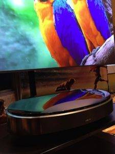 Nebula laser projector