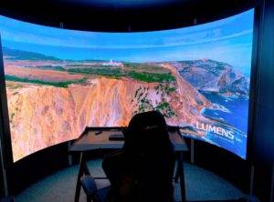 Immersive gaming display